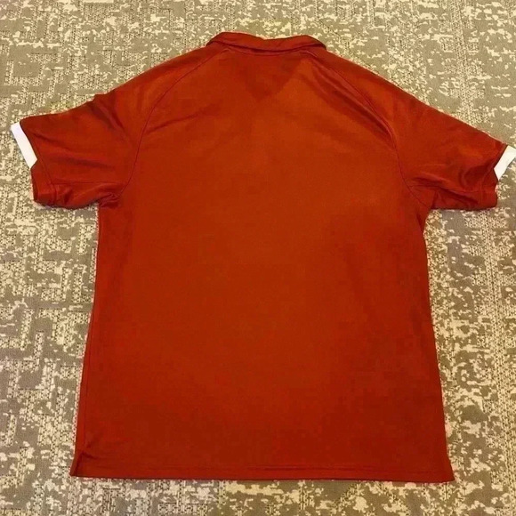 Oklahoma Sooners Nike Men’s Dri-fit Polo Shirt Size Large color Red defects - Picture 7 of 7